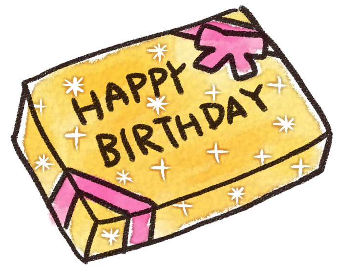 誕生日プレゼント イラスト